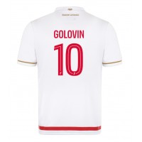 Stroje piłkarskie AS Monaco Aleksandr Golovin #10 Koszulka Podstawowej 2025-26 Krótki Rękaw